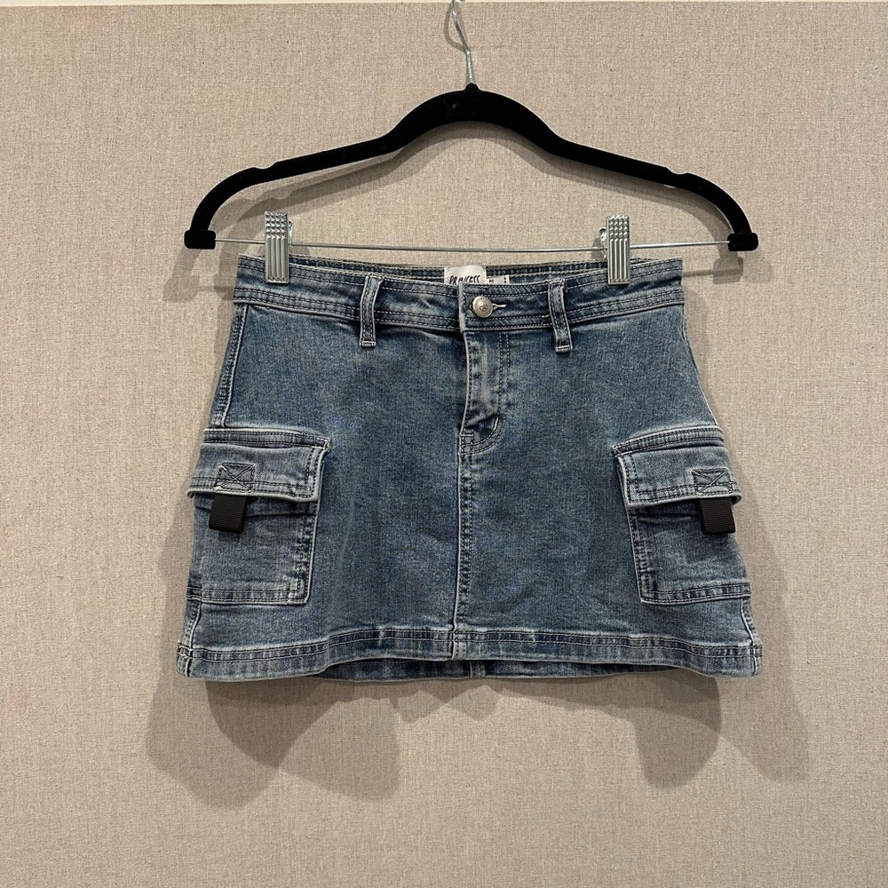 Princess Polly Blue Denim Skirt